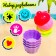Sanding set of molds "Pies", 9 objects