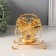 Summary Metal for 1 candle "Butterfly in a circle" d = 4.5 cm gold 6.2x11.2x10.5 cm