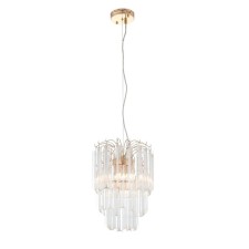 Люстра подвесная St Luce. SL386.203.05. Osoleto. 5х5 Вт, G9, 30х30х36 см, цвет золотистый