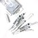 A set of capillary handles Sketchmarker, 6 pieces: 0.05, 0.1, 0.2, 0.3, 0.5, 0.7, black