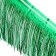 Garland "rain" with sticky tape, 2 meters, green color