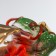 NECC Ceramics "Two toads on the Sakura branch" 8x6.5x16 cm