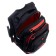 School backpack, 40 x 25 x 22 cm, Grizzly, ergonomic back, laptop department, black/red