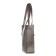 Female bag, artificial leather, 295x335x100 cm, platinum