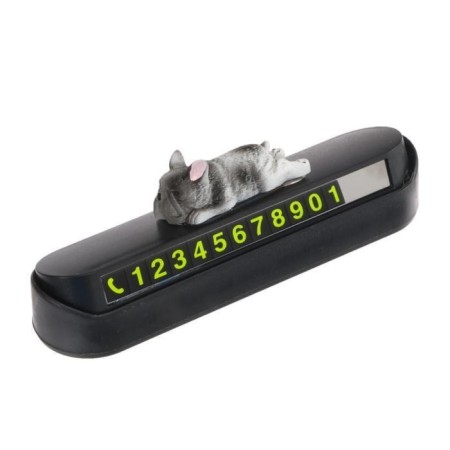 Cartage phone number with a dog, black