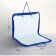Folder with A4 handles, 325 x 240 x 25 mm, lightning around, plastic, "office"