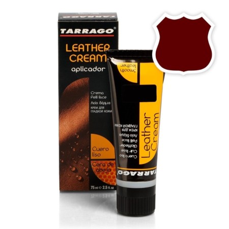 Shoe cream Tarrago Leather Cream 011, Bordeaux color, 75 ml