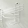 Suspension for Kashpo, wall, D = 16 cm, white, "oblique-2"