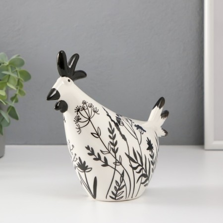 Souvenir Ceramics "Kurochka. Different Trade" Belo-CHIR 19.6x7.4x16 cm