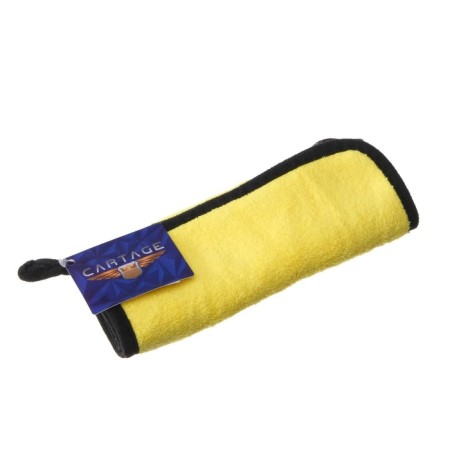 A car for washing cars, carTage, microfiber, 400 g/m², 20 × 30 cm, yellow-gray-7