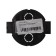 Installation box Luazon Lighting, 68x40 mm, IP20, for continuous walls, black