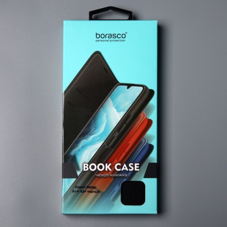 Borasco Book Case for Xiaomi Redmi A1+/A2+, black-8