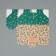 Box for the Cupcake "Happy New Year", branches, 9 x 9 x 24.5 cm, New Year