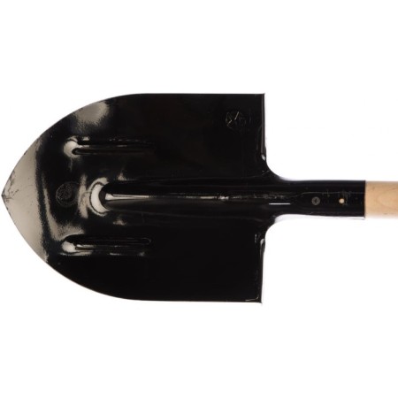 Baying shovel, acute, l = 140 cm, stiffness rods, wooden stalk-1