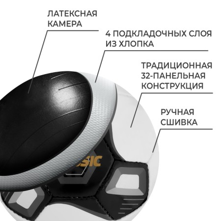Football ball Torres F123615, PVC, manual stitching, 32 panels, p. 5-2