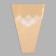 Packet stoop for flowers, craft+ film, 30+ 11x42cm ± 1cm, natural