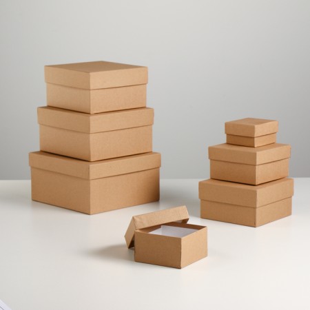 Set of boxes 7V1 "Popular craft" 20 x 20 x 10 - 8 x 8 x 4 cm