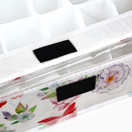 Organizer for storage 24 cells with a lid "Butterflies", 34 x 28 x 10 cm-6