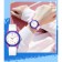 Cartsulate watches, D-3.4 cm, waterproof, luminous, silicone strap, white 9