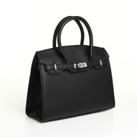 Female bag on a valve, black color-4