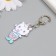 Acryl keychain "Cat-rosalka" 5.1x2.8 cm