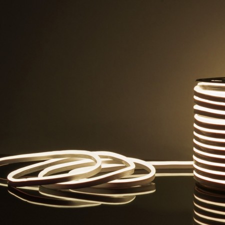 Flexible Neon Elektrostandard, IP67, 2835, 120 LED/m, 220V, one -way, glow of daytime white-3