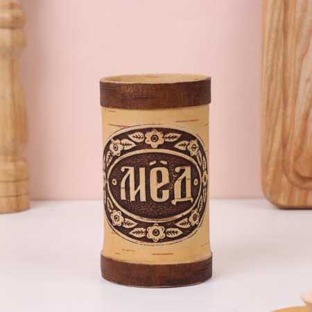 TUES "Mod", 6 × 6 × 15 cm, birch bark-3