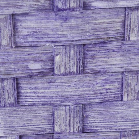 Wicker basket, d25 x 17 x 11/18 cm, purple, bamboo-4