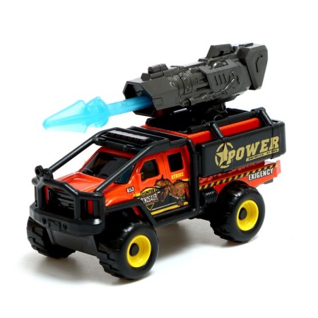 The set of metal machines "Dino Park", with dinosaurs, shoot bullets, mix-10