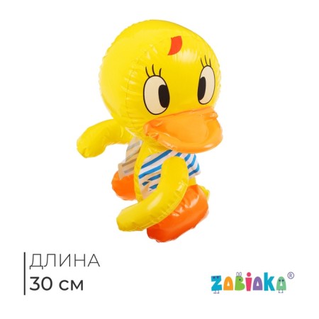 Inflatable toy "duckling", with sound, 30 cm