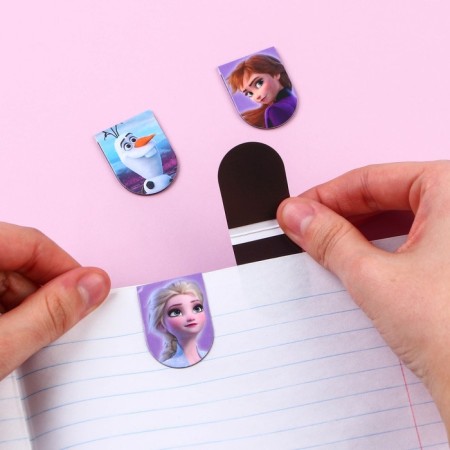A postcard with magnetic bookmarks "The most beautiful!", Cold heart, 8 pcs.-3