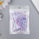 Beads for creativity plastic "Round. Gradient. Mermaid Lilac" D = 3-8 mm, set 10 grams