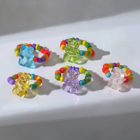 Ring "Marmalade Bear" Joy, Mix color, dimensionless-2
