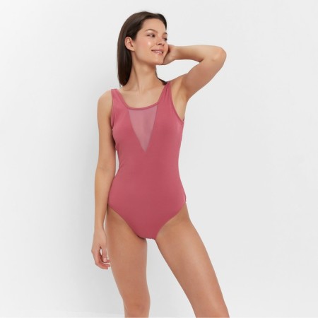 Women's swimsuit Pillow in the scar minaku plain color pink, size 44