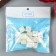 Beads for creativity plastic "lamb pearl cube" set of 15 pcs 1.4x1.4x1.4 cm