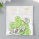 Buttons plastic for creativity 2 punctures "Kant Rhin" set 12 pcs green d = 1.7 cm