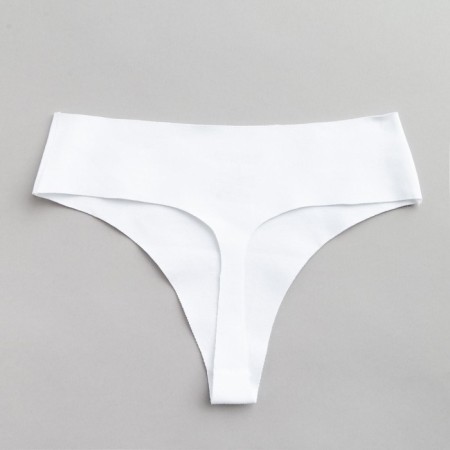 Women's cowards seamless thongs, white color, size 44-46 (l)-4