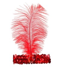 Binding on the head, with a pen, red color