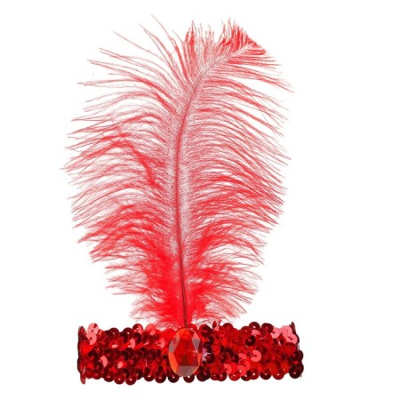 Binding on the head, with a pen, red color