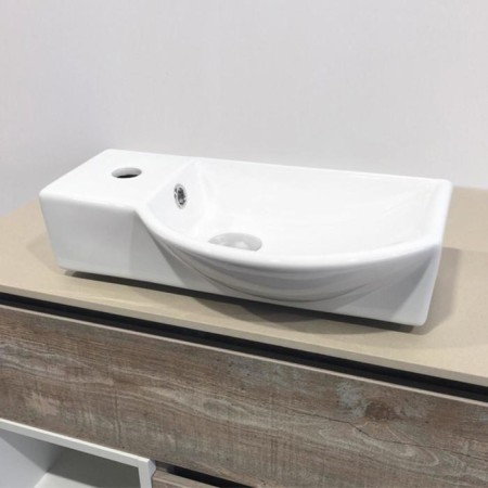 Comforty 7947br shell, right, suspended, white color-1