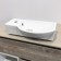 Comforty 7947br shell, right, suspended, white color