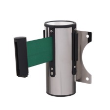 Wall block with exhaust ribbon-470 cm green, height-13.5cm, width 11cm