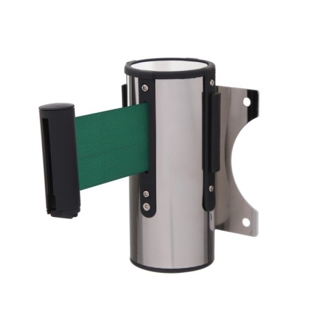 Wall block with exhaust ribbon-470 cm green, height-13.5cm, width 11cm