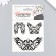 Tattoo on the body "Trouble butterfly" 10x10 cm