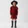 New Year. Baby dress with ruffles kaftan "cell" size 30 (98-104)