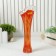 Vase "Wave" red 28 cm