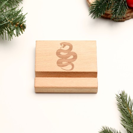 Stand for the phone, tablet "Snake", 8*8*1.6 cm, ash-1