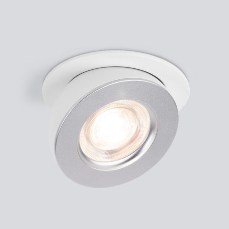 Luminous LED built -in Elektrostandard, Pruno, 90x90x55 mm, 8W, LED, 771LM, 4200K, white, silver color-1