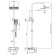 Shush Thira shower system without pouring TR3635-40BLACK, tropical shower, shower, black 98475