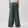 Women's pants minku: minku: safari color green, size 44